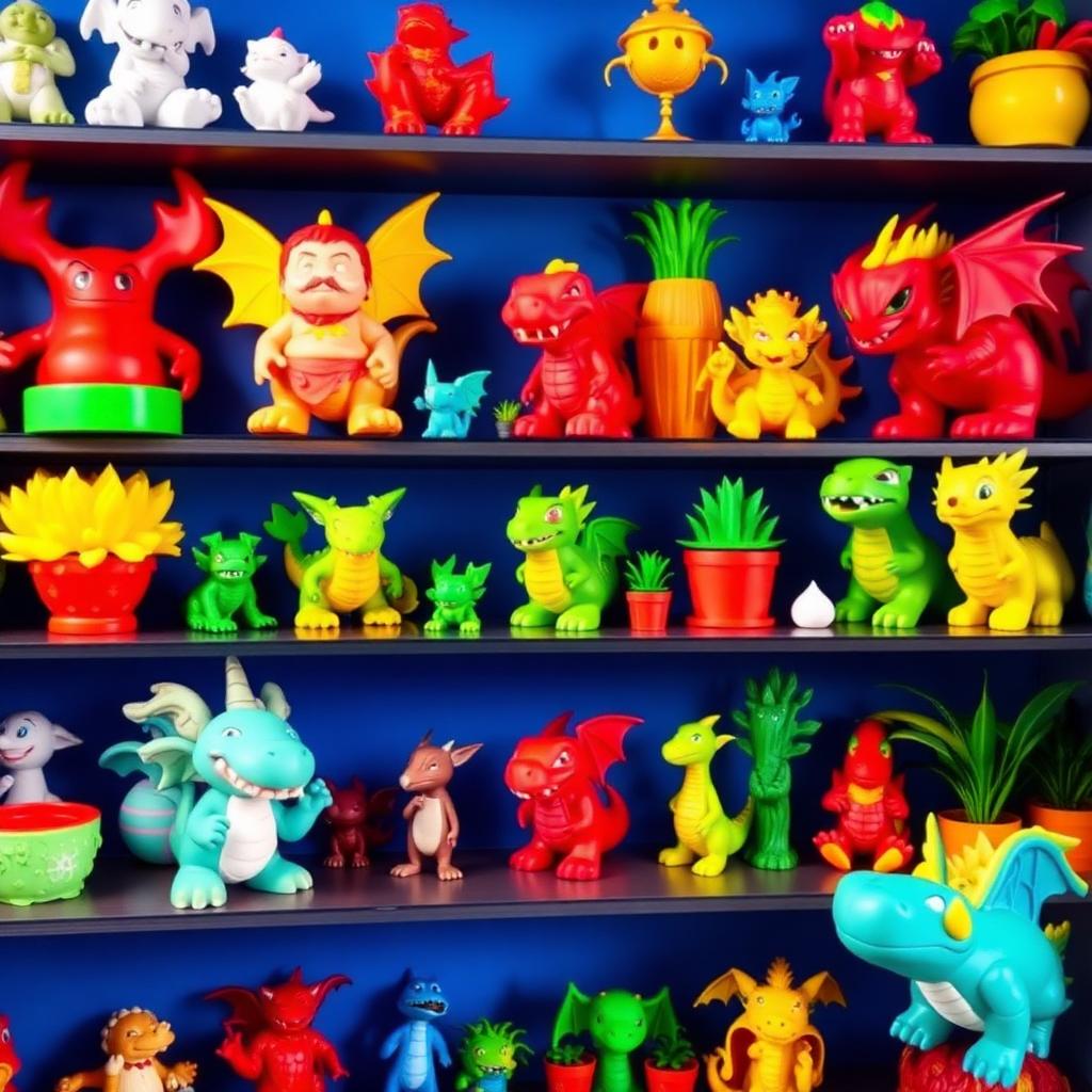Vitrine de peças